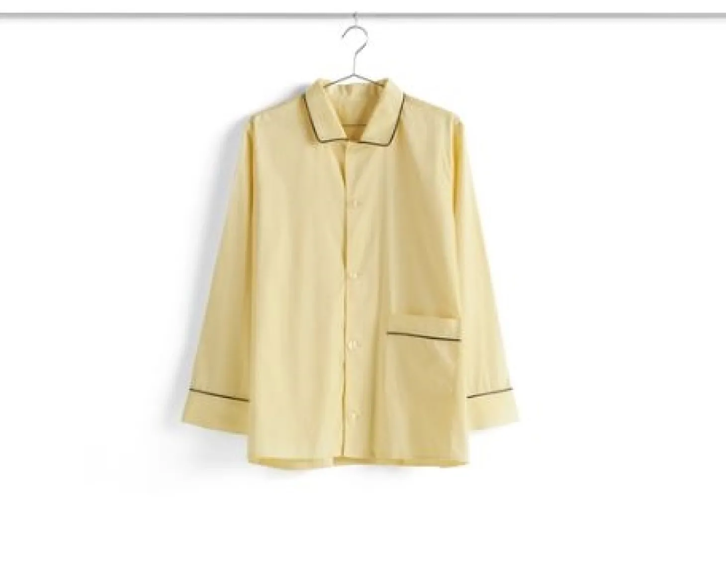 HAY - Outline Pyjama - Langærmet Shirt - M/L - Soft Yellow