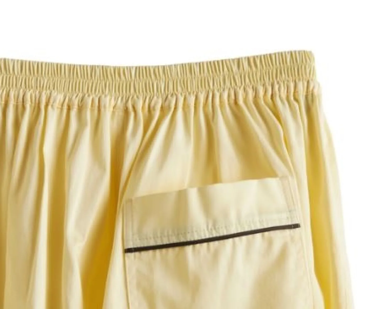 HAY - Outline Pyjama - Shorts - S/M - Soft Yellow