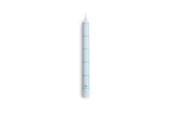 Hay - Pattern Candle - Light blue with blue grid check
