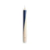 Hay - Pattern Candle - Off-white with blue swirl