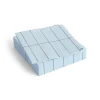 Hay - Pattern Napkins - Light blue and blue grid - Cocktail