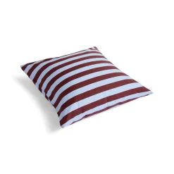 Hay - Pudebetræk - Été - Bordeaux og sky blue (63 x 60 cm) - stribet