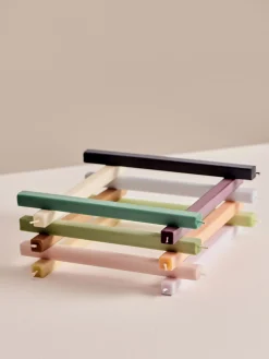 Hay - Stearinlys - Square - Sæt med 4 stk. - Pastel