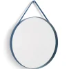 HAY - "Strap Mirror" Spejl Ø70 cm - Blå