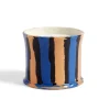 HAY - Stripe Scented Candle, Mint Leaf