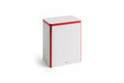 Hay - Tin Container - Off-white and red