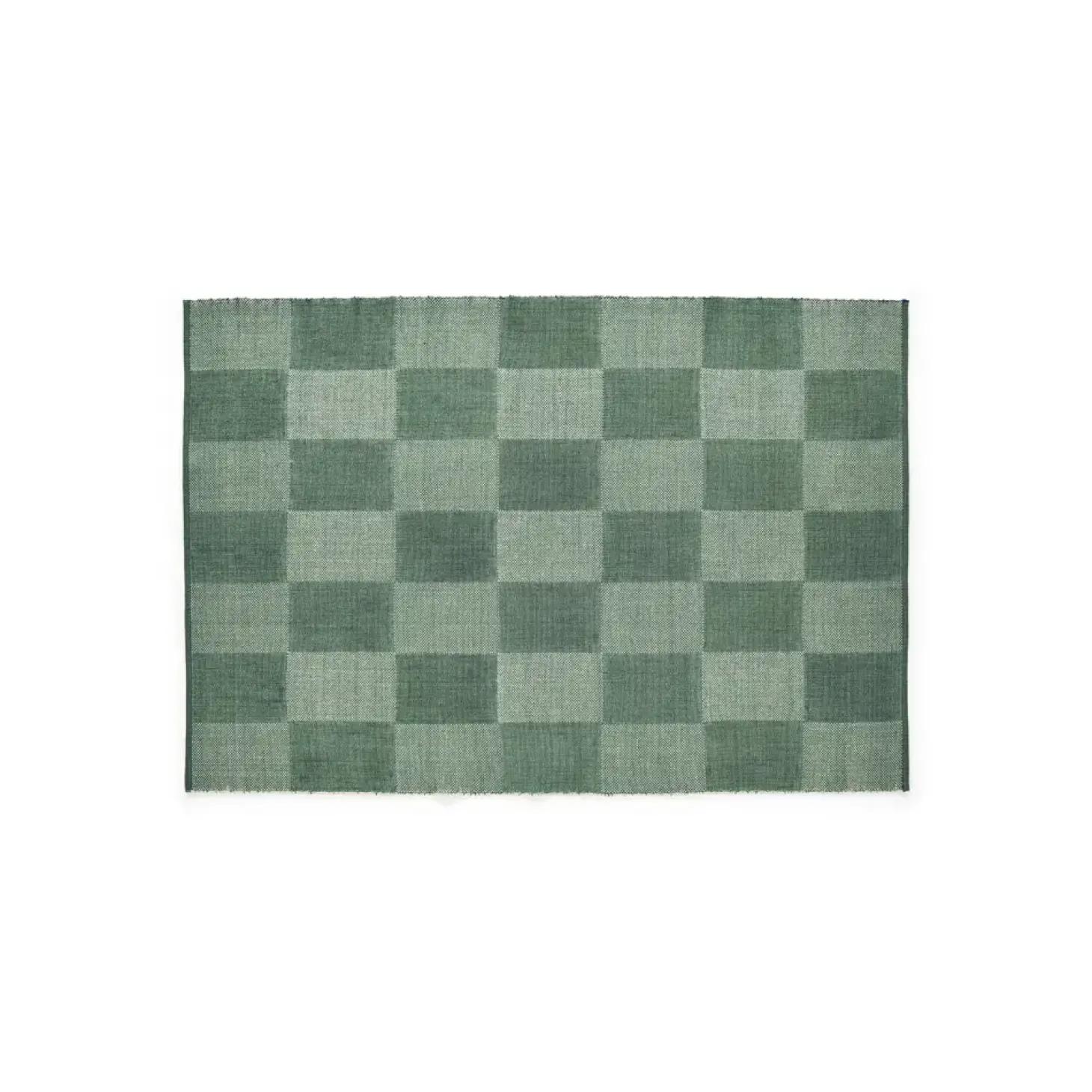 HAY - Tæppe Check Rug - Green/Grøn - 140 x 200 cm
