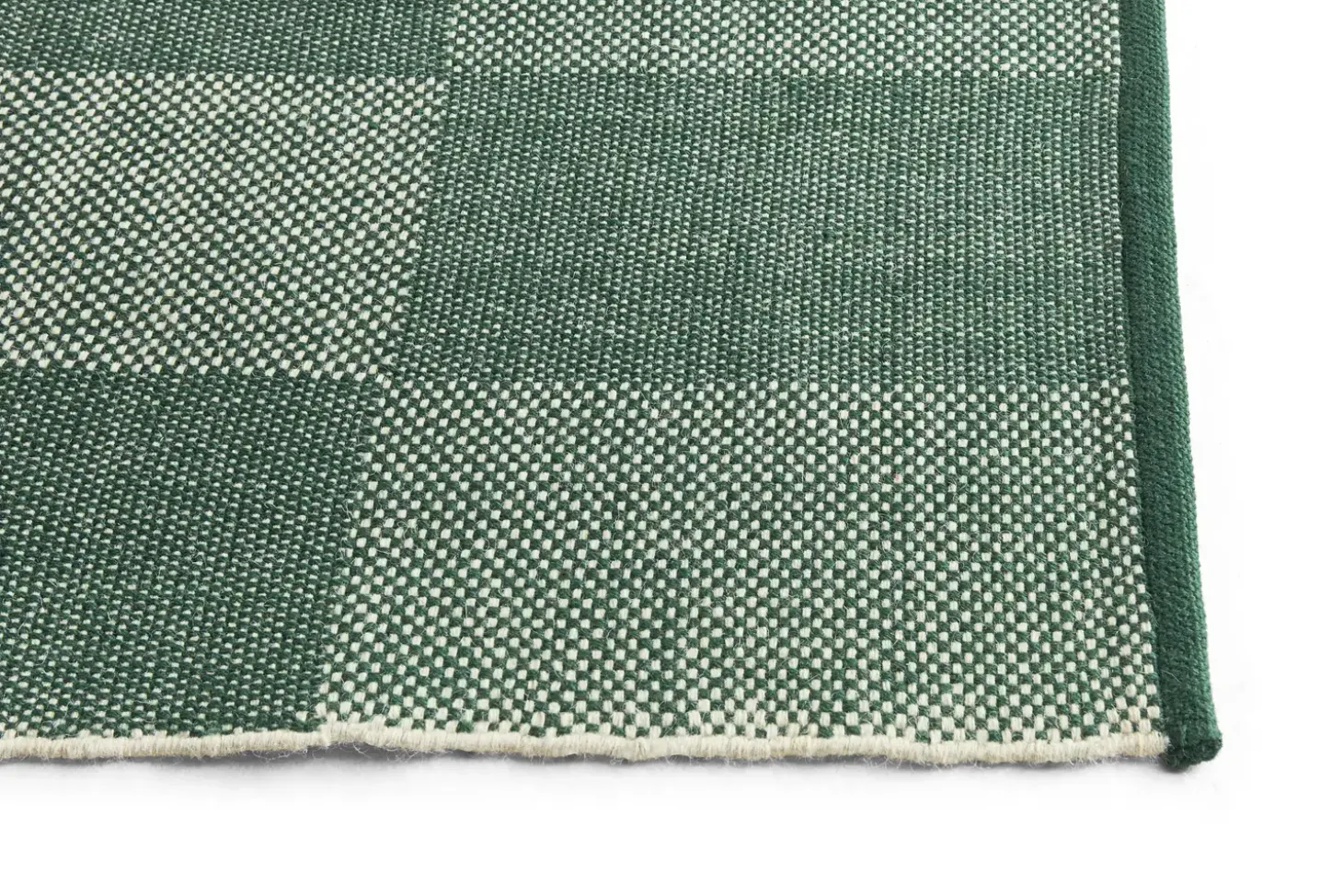 HAY - Tæppe Check Rug - Green/Grøn - 140 x 200 cm