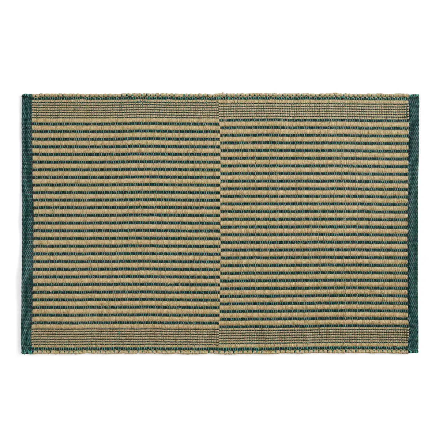 HAY - Tæppe - Tapis - Sort og Grøn / Black and Green - 60x95 cm