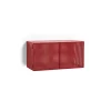 Hay - Vægskab - Perforated Cabinet Wall - Small - Wine Red - H45 x B89 x D40