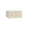 Hay - Vægskab - Perforated Cabinet Wall - Small - Eggshell - H45 x B89 x D40
