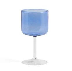 HAY - Vinglas - Tint Wine Glass - Set of 2 / Blue and Clear