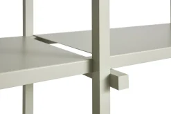 Hay - Woody Shelving 2.0 Column Low - Grå bøg - 9 hylder