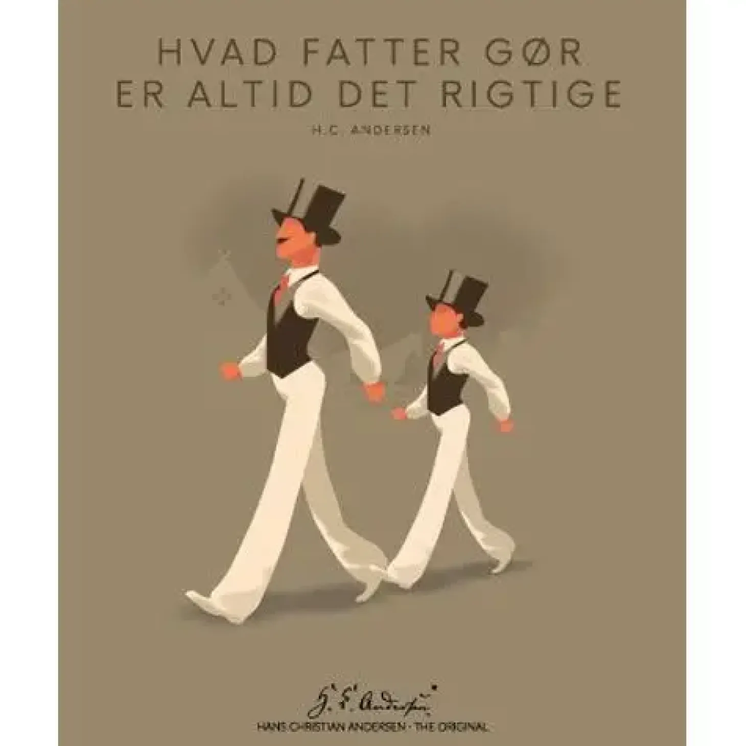 H. C. Andersen Original - "Hvad fatter gør" Plakat i ramme - 40x50