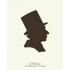 H. C. Andersen Original - "Silhuet" Plakat i ramme - 40x50