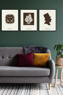 H. C. Andersen Original - "Silhuet" Plakat i ramme - 40x50