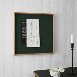 Hemverk - Opslagstavle m. akustiske egenskaber - Recy - Grøn - 40x40