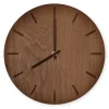 Hemverk - Vægur - Dark Oak - Mørk Eg/Sort - Ø28 cm