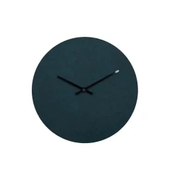Hemverk - Vægur - Felt Grøn - Ø28 cm - Sorte visere