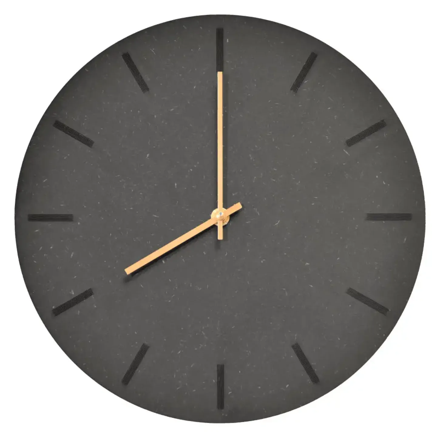 Hemverk - Vægur - Gunpowder - Sort/Guld - Ø38 cm