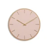 Hemverk - Vægur - Lys Eg/Powder Dusty Rose - Guld visere - Ø38 cm