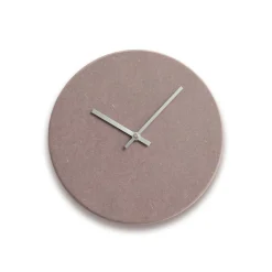Hemverk - Vægur - Shape Chocolate - Sølv visere - Ø28 cm