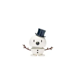 Hoptimist - Christmas snemand - Baby snowman small white/blue