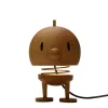 Hoptimist - Lampe i eg - Large - 15,5 cm høj