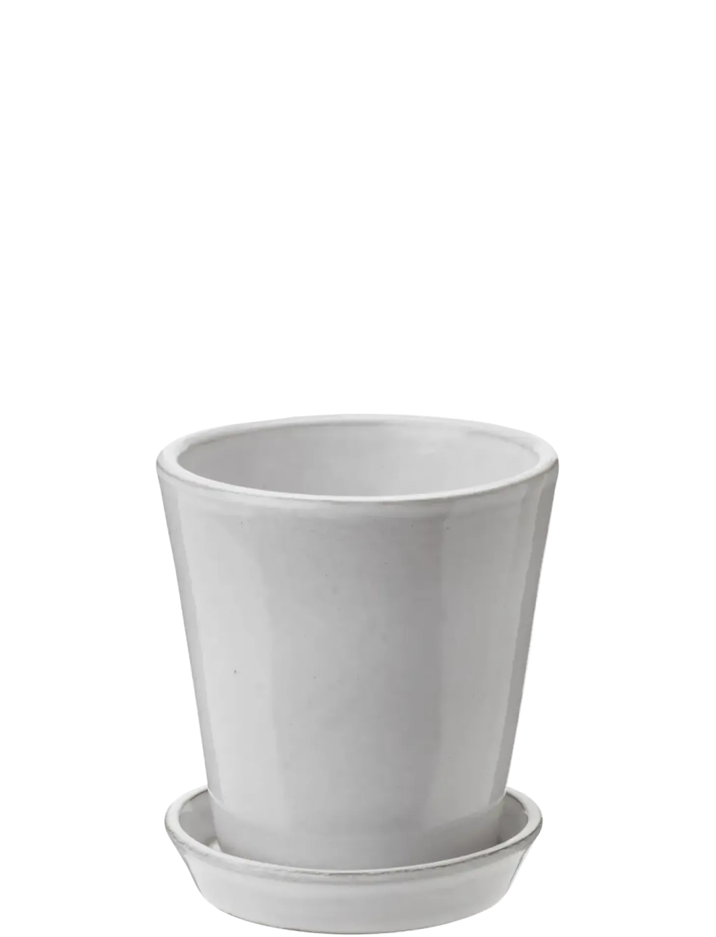 Knabstrup Keramik - urtepotteskjuler Ø 10.5 cm white