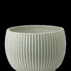 Knabstrup Keramik - urtepotteskjuler Ø 18 cm ripple mint