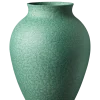 Knabstrup Keramik - vase H 27 cm verdigris green