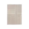 Kristina Dam - Architecture Throw, Beige/Off-White