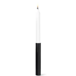 Kunstindustrien - Slim Light Lysetage - Sort - Højde 17 cm