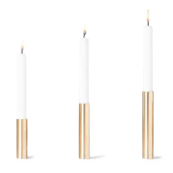 Kunstindustrien - Slim Light Lysetage messing - Højde 14 cm
