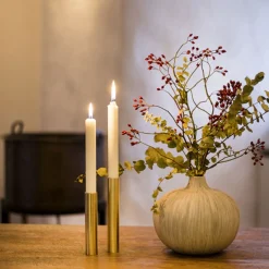 Kunstindustrien - Slim Light Lysetage messing - Højde 14 cm