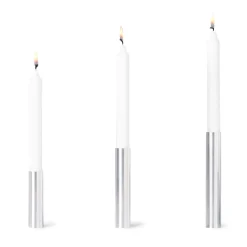 Kunstindustrien - Slim Light lysetage rustfri stål - Højde 10 cm