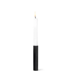 Kunstindustrien - Slim Light Lysetage - Sort - Højde 14 cm