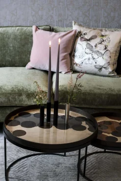 Kunstindustrien - Slim Light Lysetage - Sort - Højde 14 cm