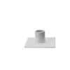 Kunstindustrien - Square lysestage Ø2,2 - Hvid