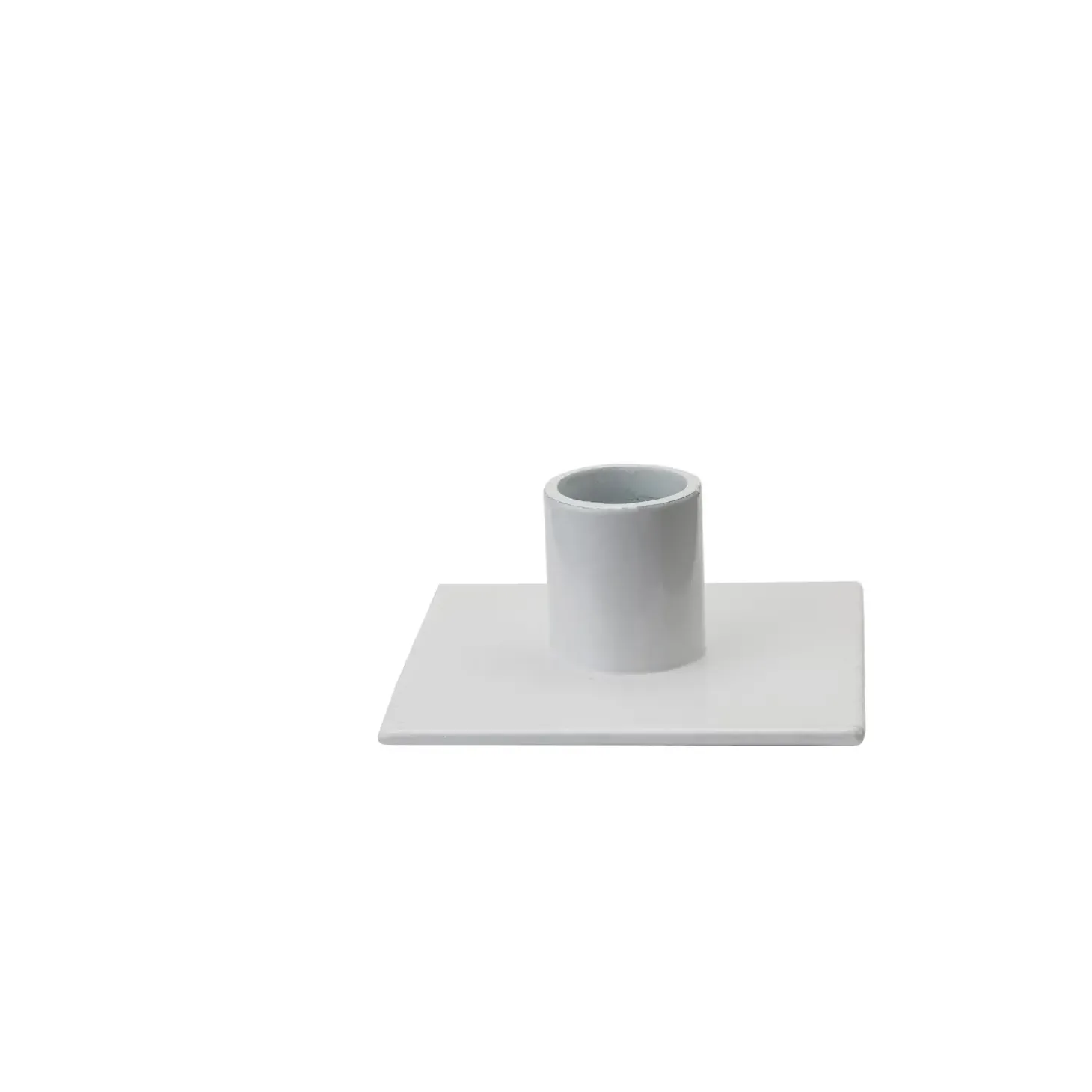 Kunstindustrien - Square lysestage Ø2,2 - Hvid