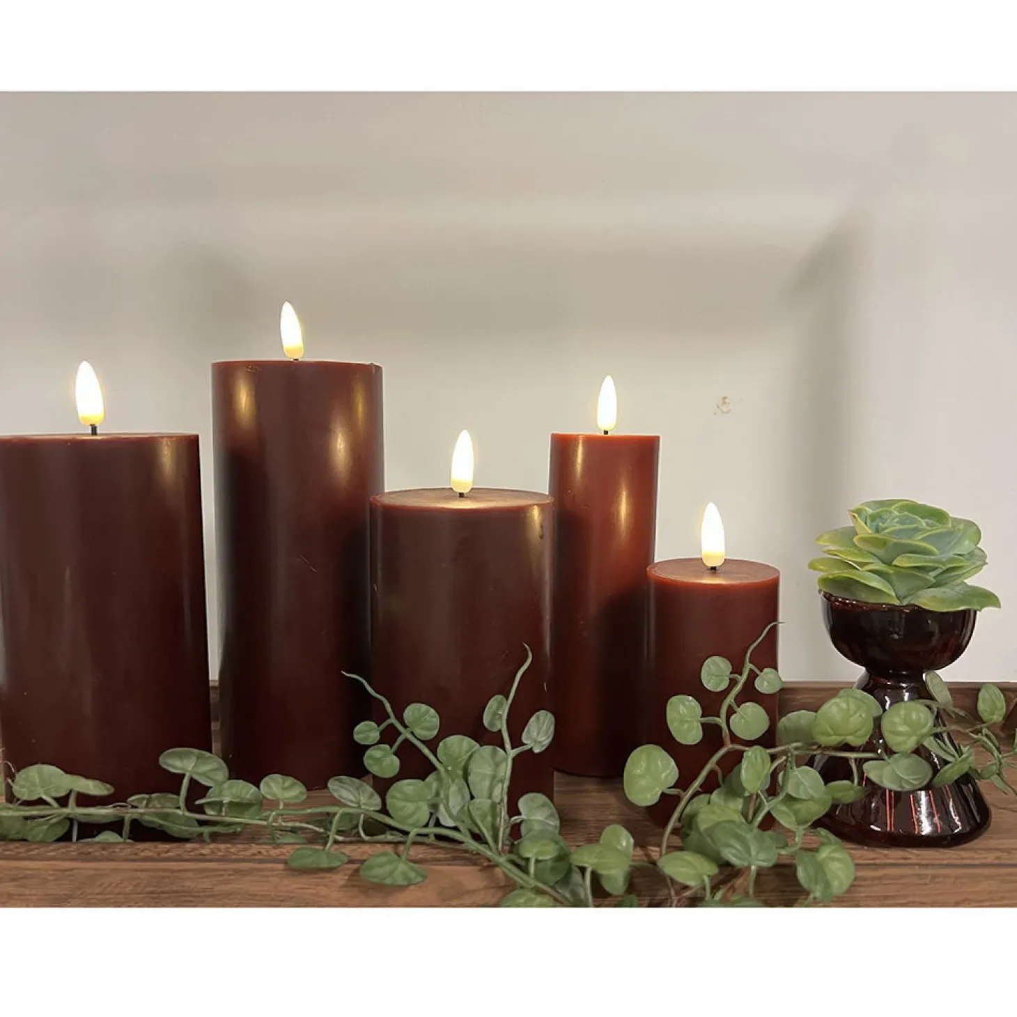 La Vida - LED Bloklys Modern - Bordeaux