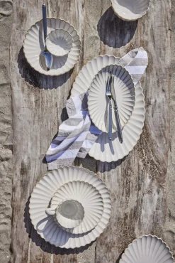 Lene Bjerre - Camille skål 20x20 cm. råhvid