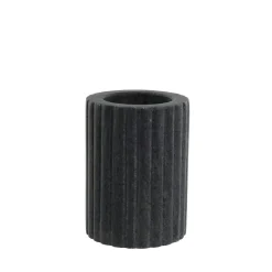 Lene Bjerre - Eliana tandkrus 10,5 cm. sort marmor