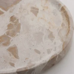 Lene Bjerre - Ellia marmorfad Ø25 cm. sand
