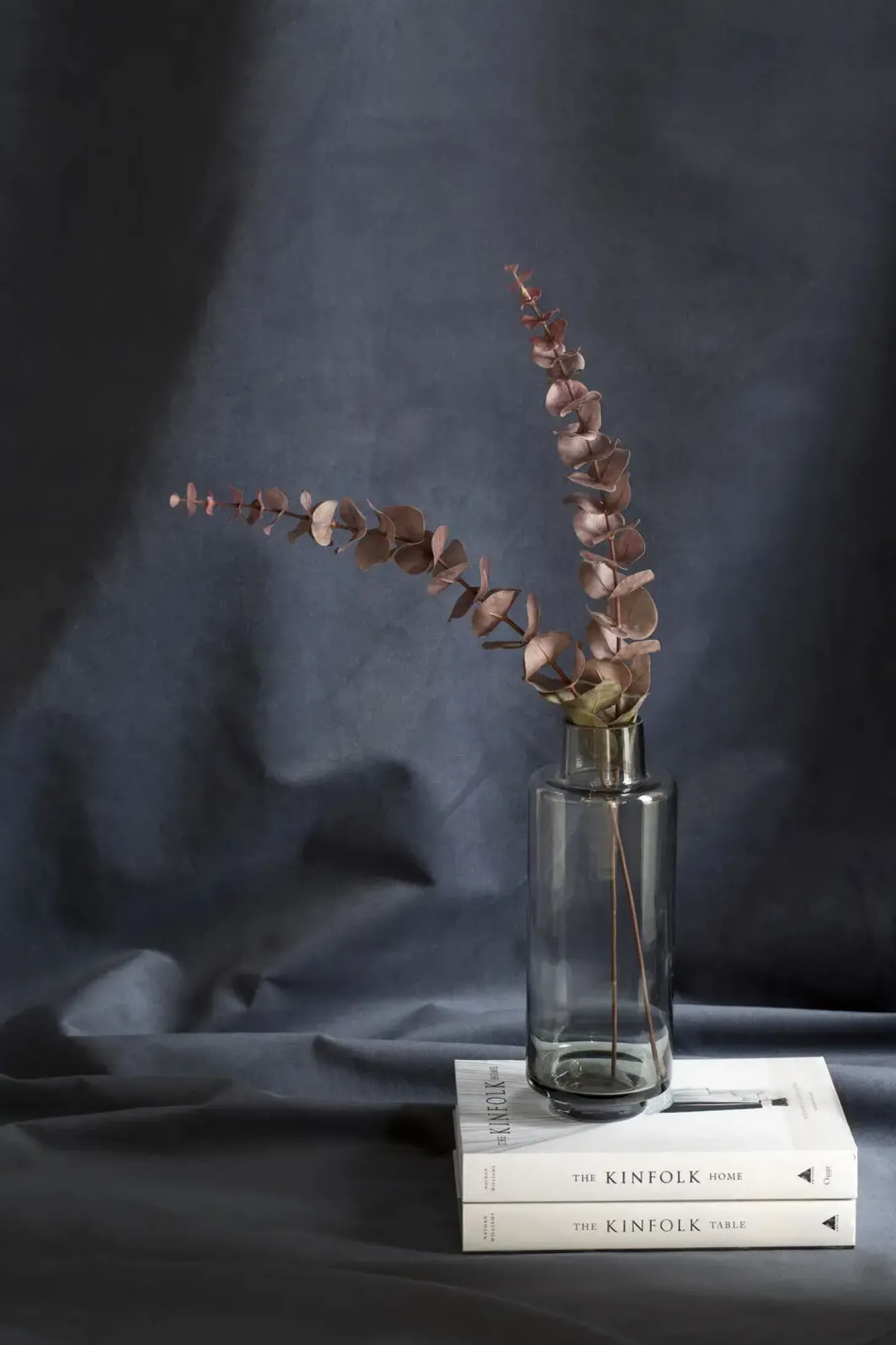 Lene Bjerre - Hedria vase røget grå 30 cm.