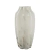 Lene Bjerre - Mara glasvase 31x15 cm. sølvgrå