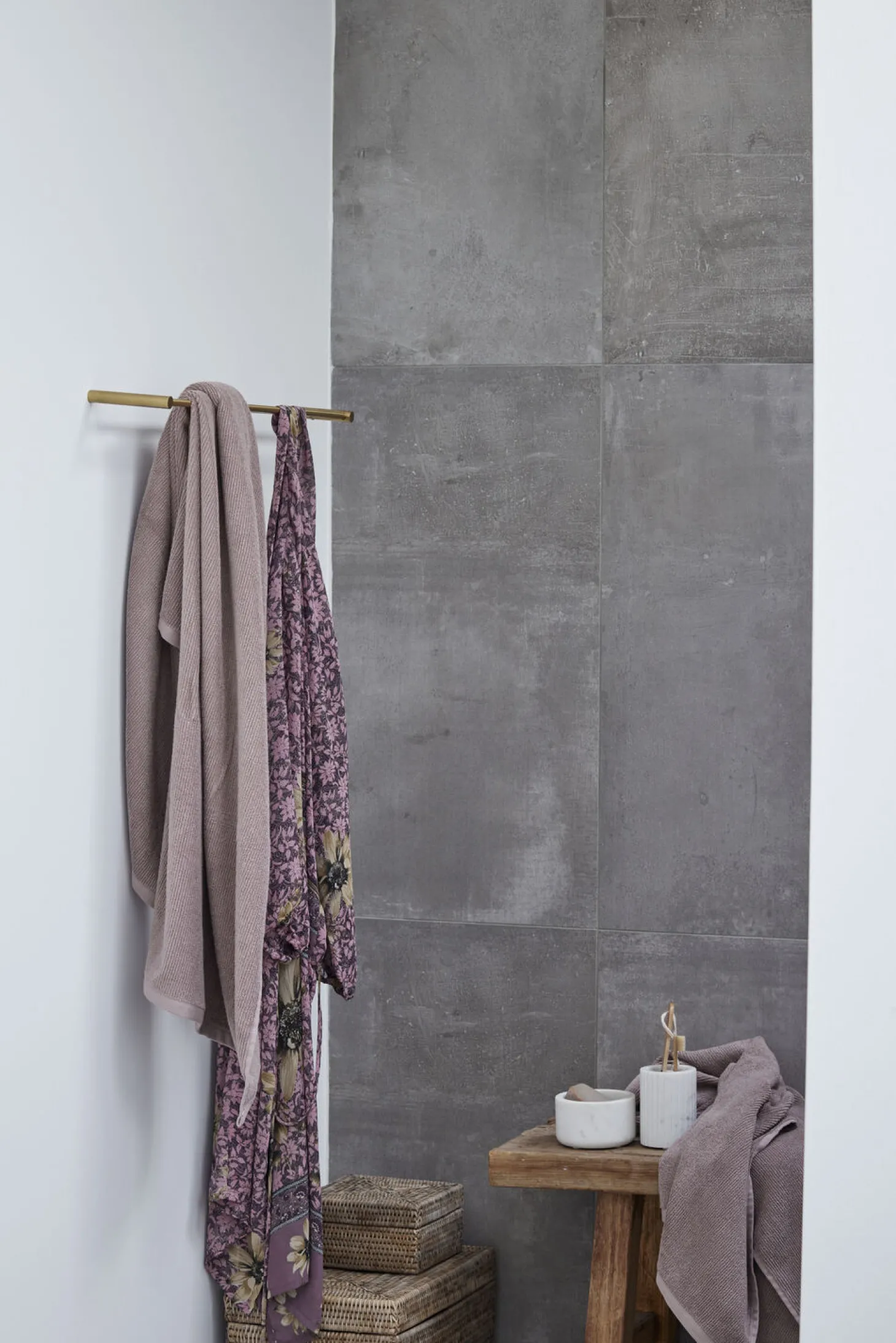 Lene Bjerre - Molli håndklæde 100x50 cm. rosa