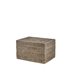 Lene Bjerre - Norah æske m. låg 30x22 cm. Natur