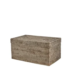 Lene Bjerre - Norah æske m. låg 40x25 cm. Natur
