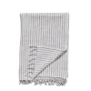 Lene Bjerre - Olivia plaid 170x130 cm. beige stribet